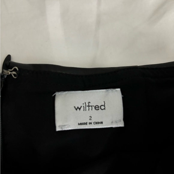 Aritzia Wilfred Faux Leather Mini Skirt - Picture 2 of 2